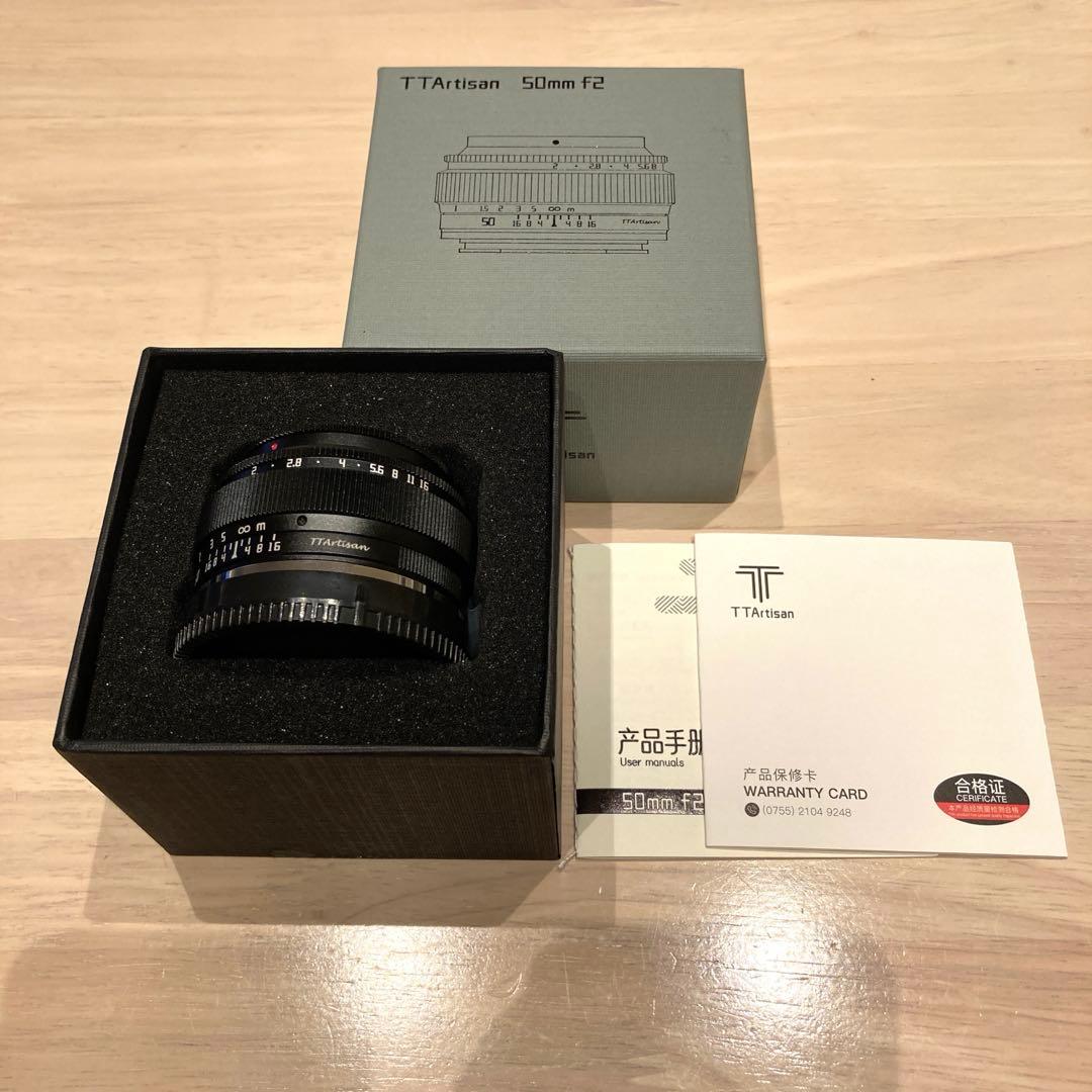 TTArtisan 50mm F2.0マニュアルフォーカスレンズ, Eマウント