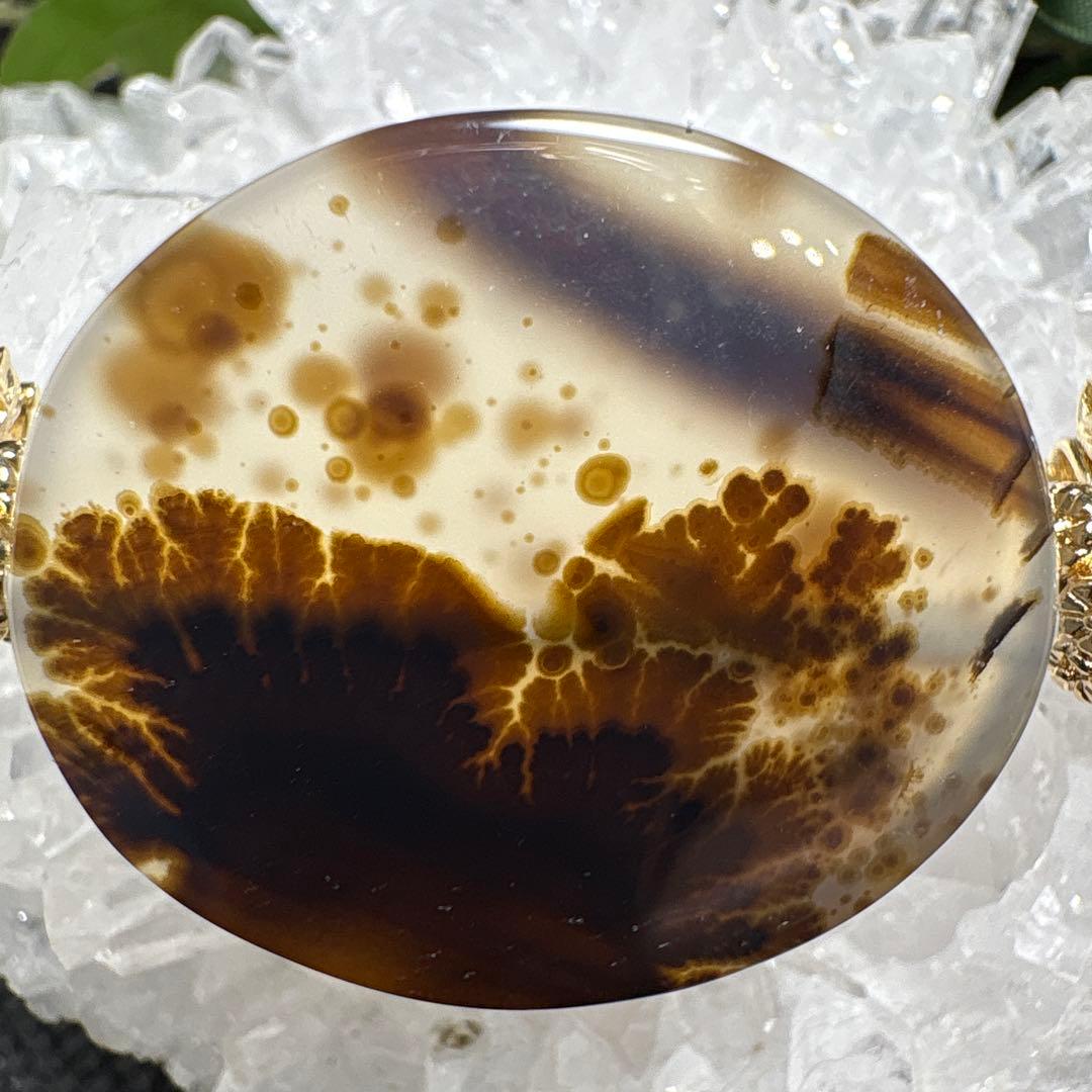 ＊くまこ❤︎様お取置き＊デンドリックアゲート　モリオン　ブレスレット