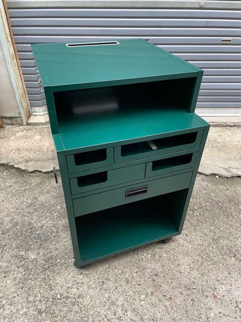 近隣配達可能　厚い鉄板　スチール製　レジ台　ツールキャビネット