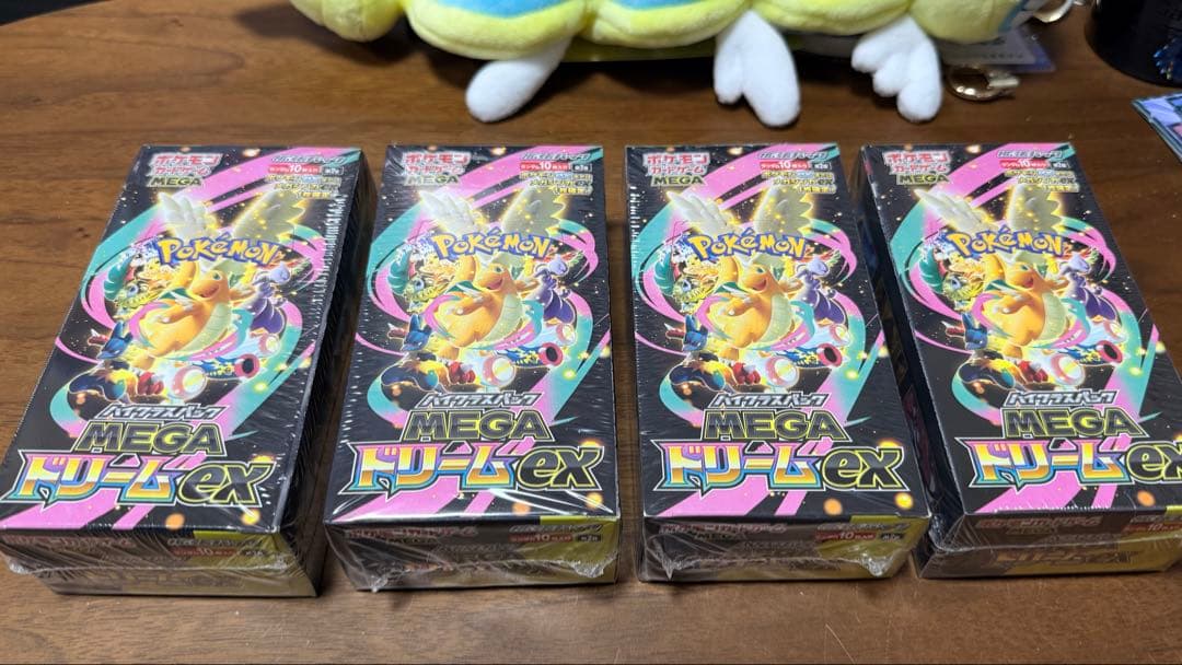 ポケモンカード、MEGAドリームex 4BOX