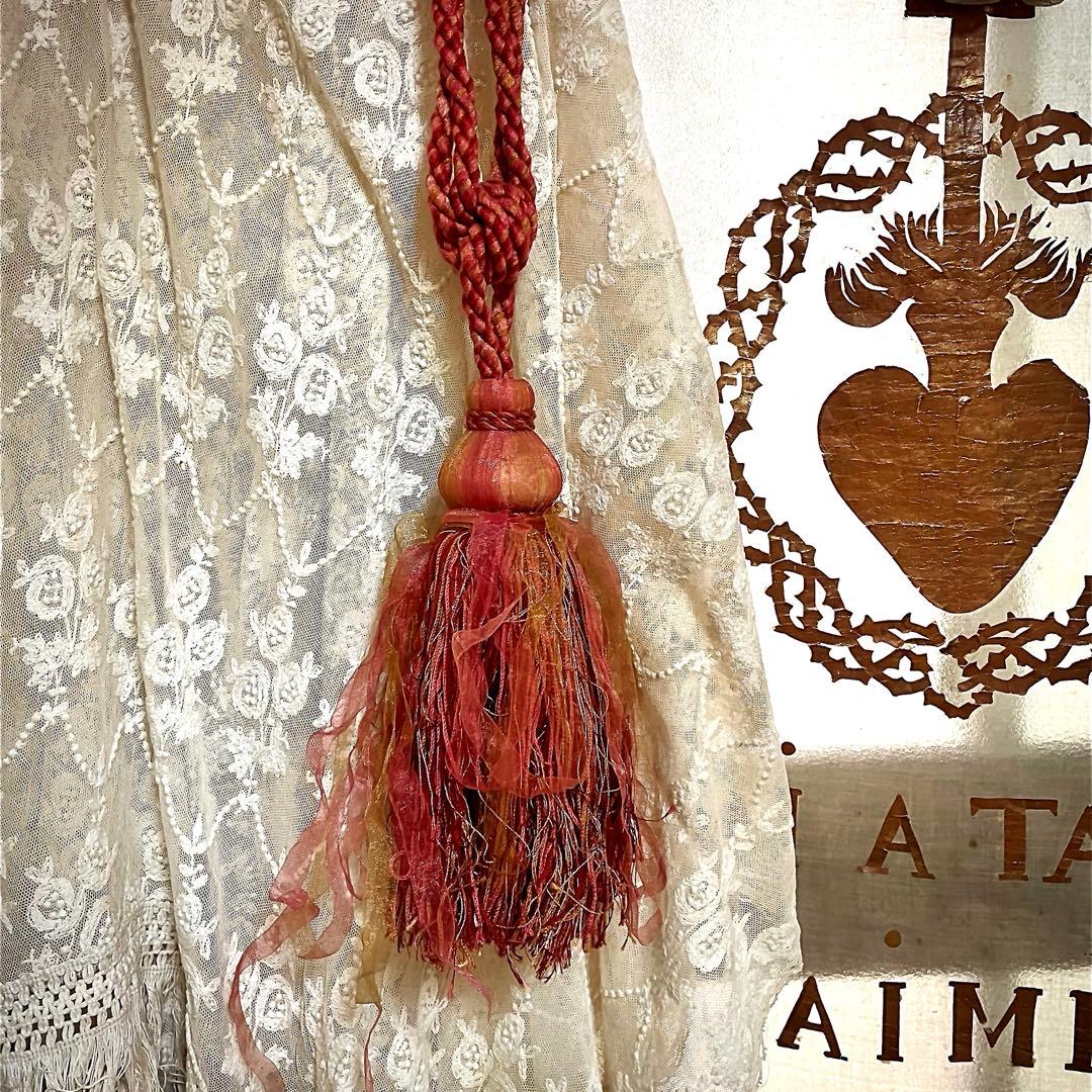 フランスアンティーク♪特大 装飾的なタッセル　ブロカント