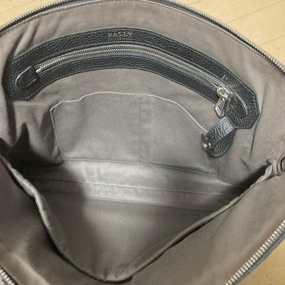美品 BALLY バリー ビジネスレザーバッグ ブリーフケース レザーバッグ 黒