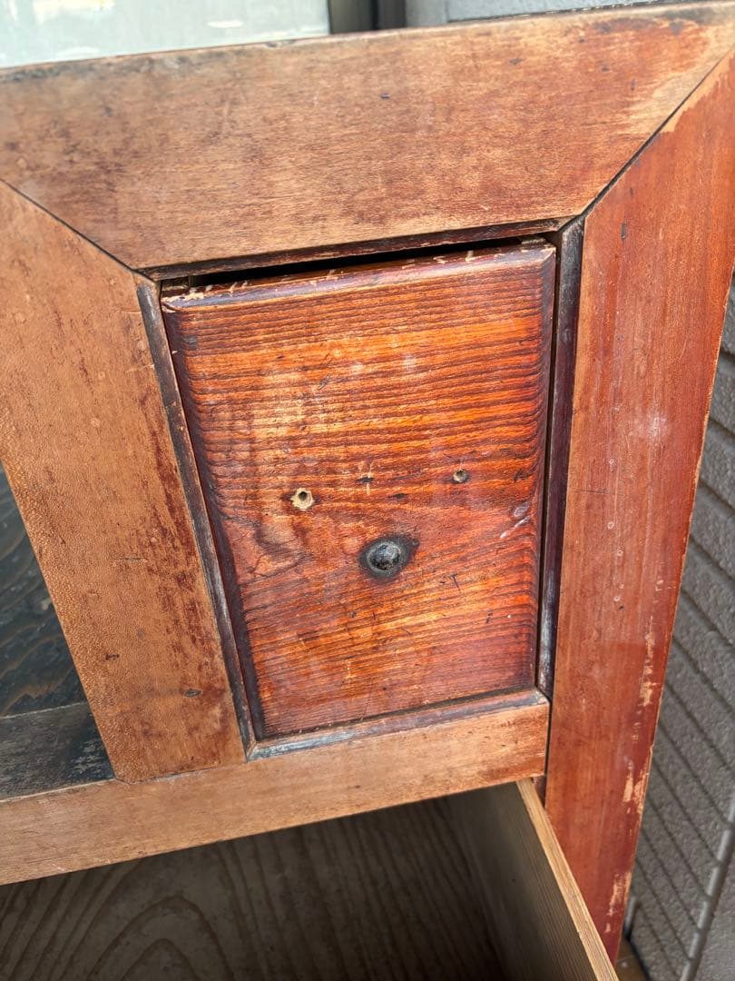 限定値下げ！　引取限定　時代家具　階段箪笥　アンティーク　年代物　左下り　無垢