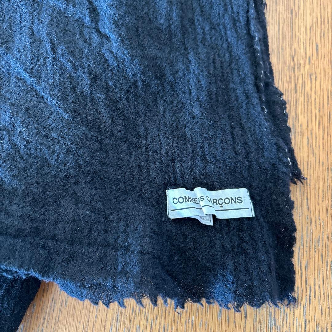 COMME des GARÇONS 黒マフラー