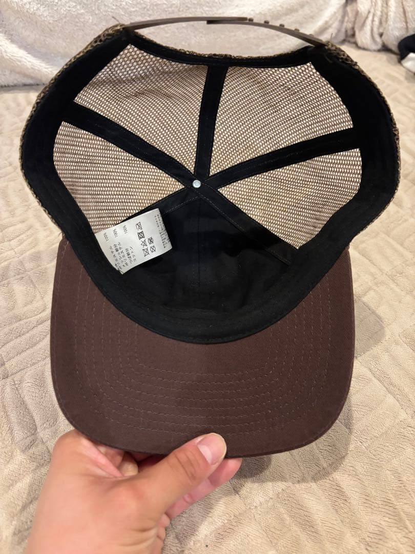 LILY PAD トラッカーキャップ ピンク・ブラウン