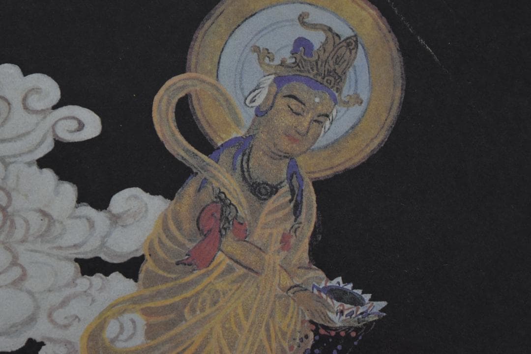 【複製】作者不詳/天台宗本尊図/コピー工芸品/掛軸☆宝船☆Z-724