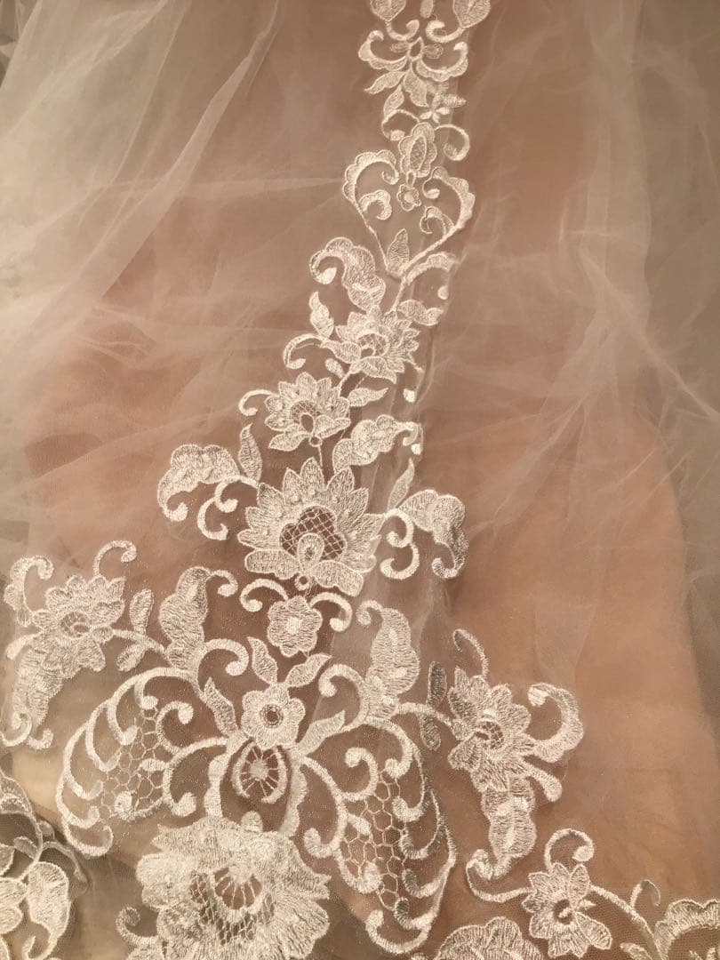 YNSWEDDING刺繍入りマーメイドウェディングドレス