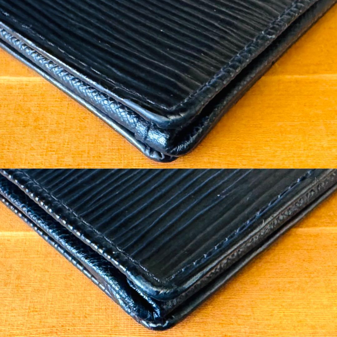 LOUIS VUITTON エピ ポルトモネ ボワット ケース 内外極美品