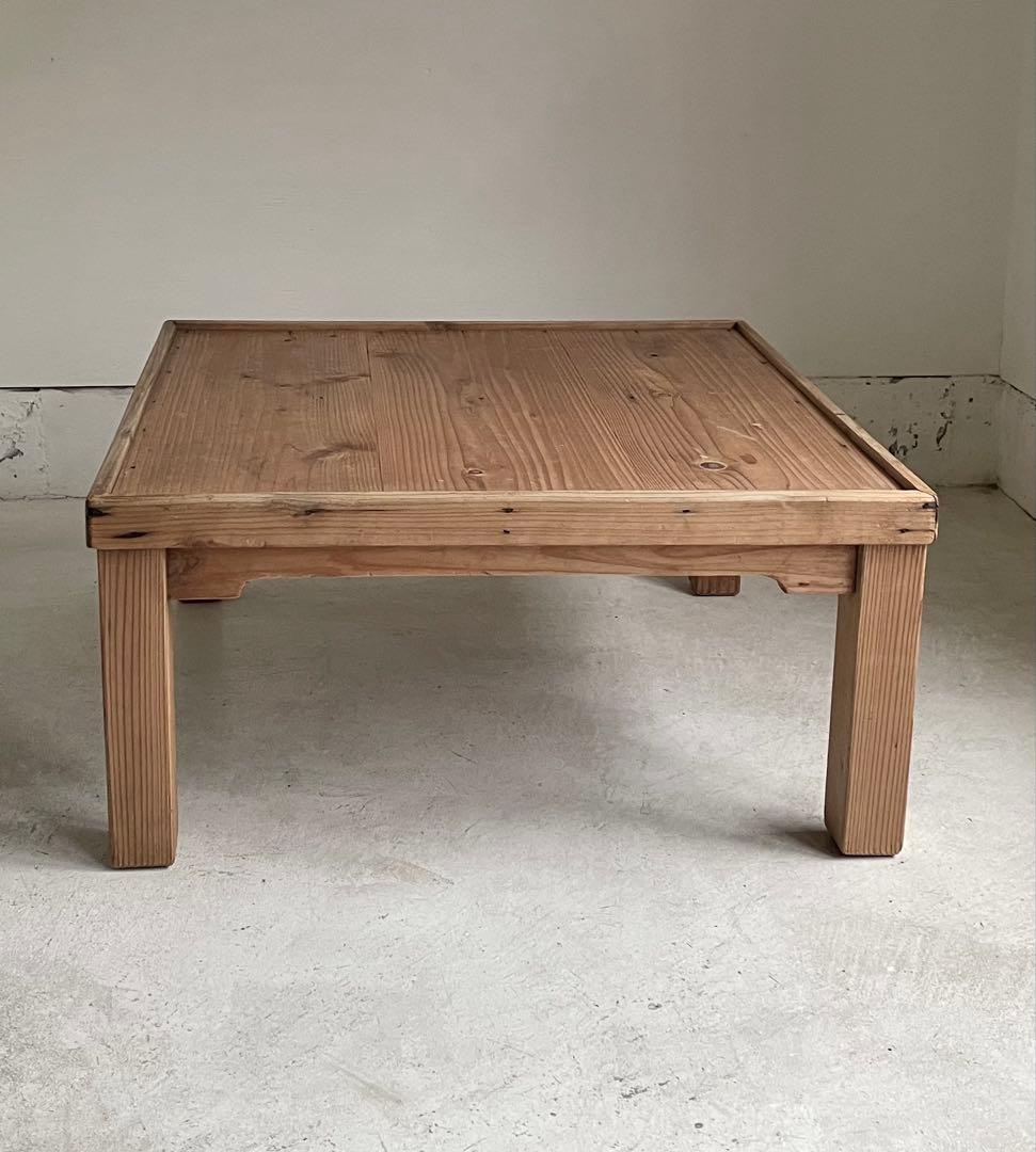 古いローテーブル　座卓　レトロ　飾り台　古道具　アンティーク　ちゃぶ台