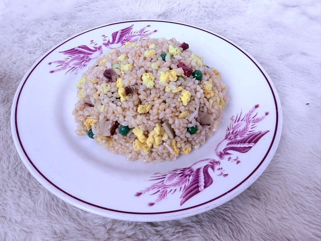 食品サンプル 炒飯 チャーハン 直径約23.5cmリアル中華料理 ディスプレイ用