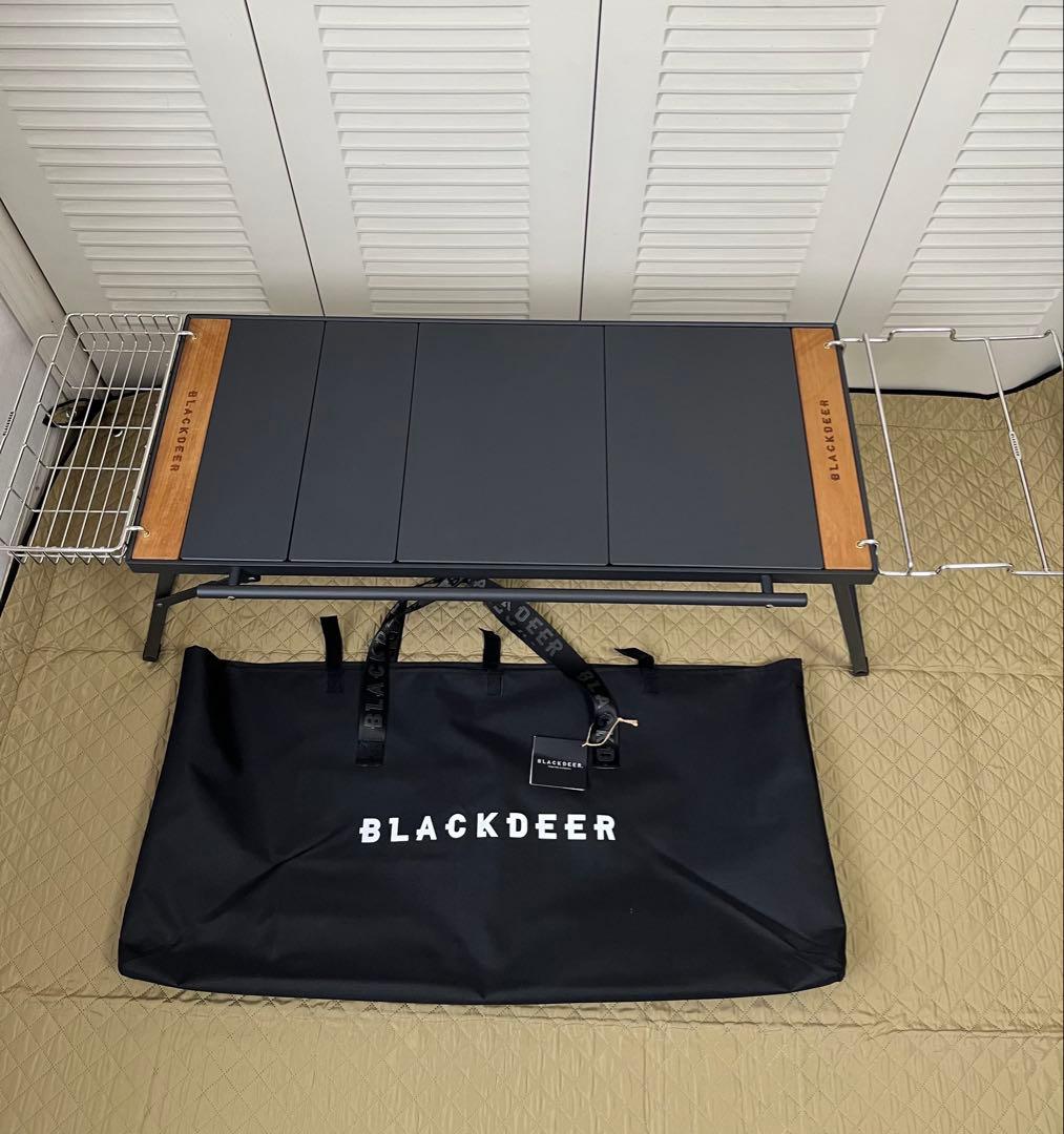 BLACKDEER 折りたたみIGTテーブル+水切りトレイ+延長ラック
