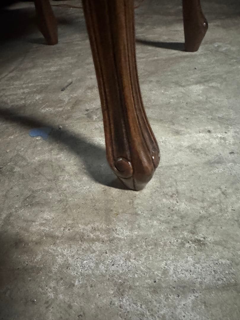 輸入家具　木製テーブル ブラウン