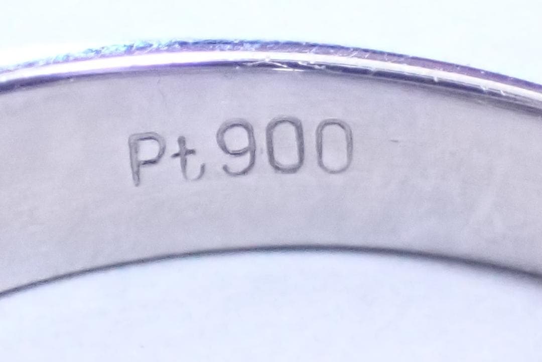 アレキサンドライト　指輪　0.41ct　ダイヤ0.43ct　10.5号