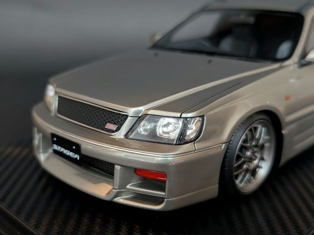 イグニッションモデル 1/18 NISSAN ステージア 260RS シルバー