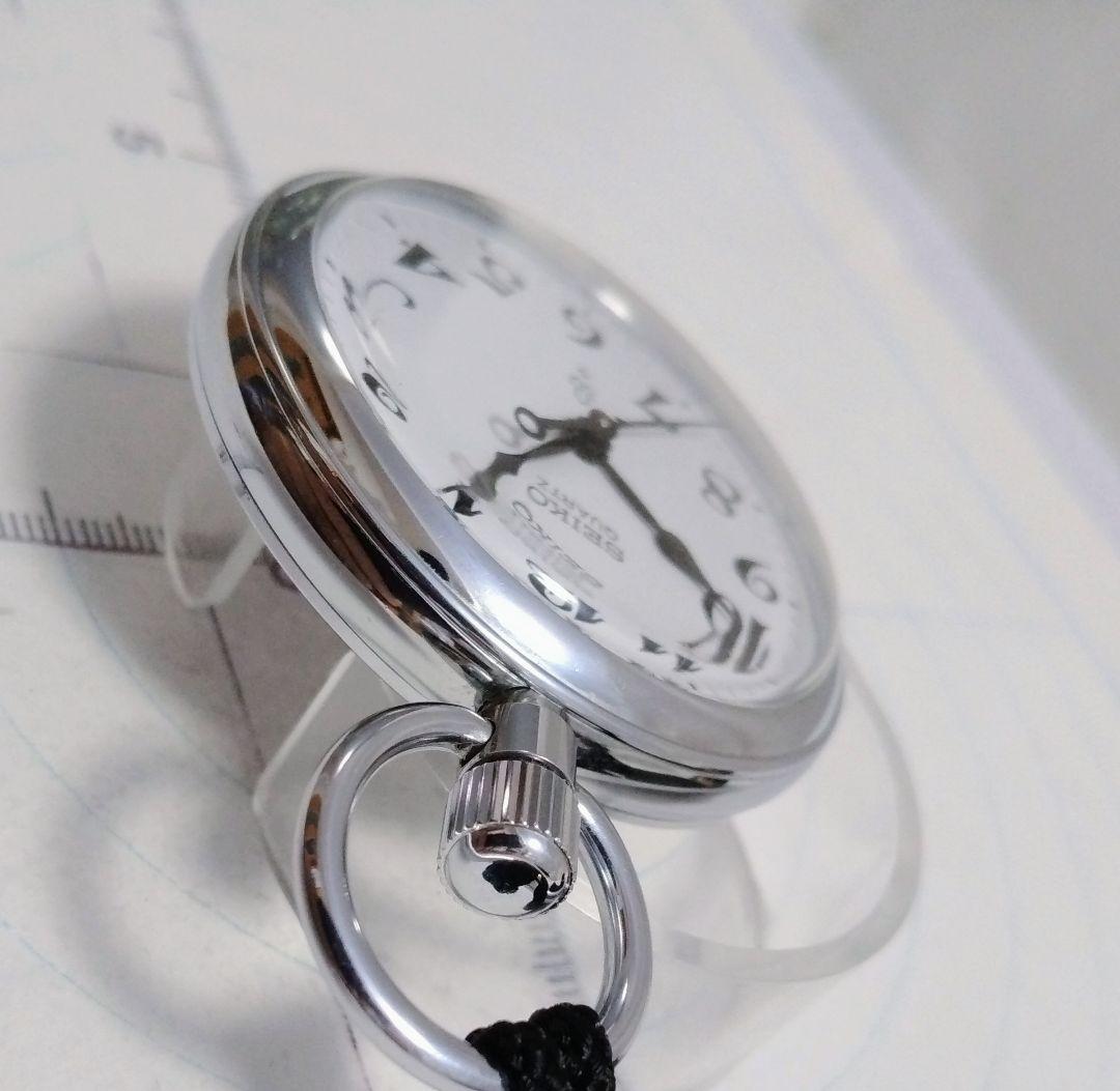 稼働美品　SEIKO 諏訪懐中時計 高崎駅開業100周年記念　7550−0010