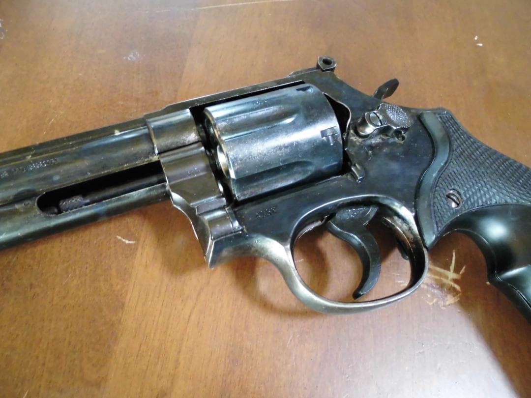 マルシン S&WM586　メタルフィニッシュ　あぶない刑事プラスチック製