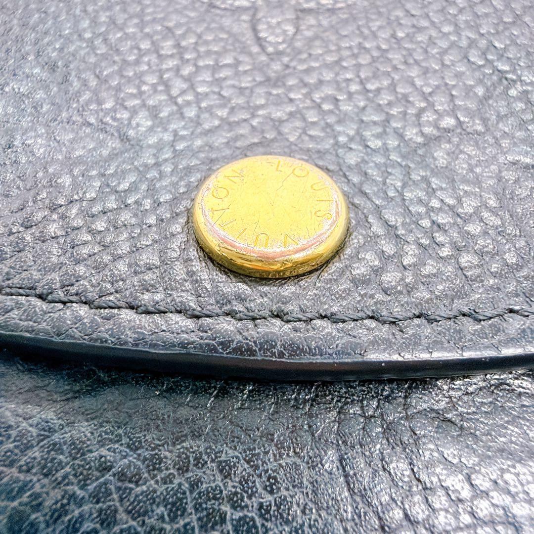 ルイヴィトン M81455 モノグラムアンプラント ポルトモネ ロザリ 折り財布