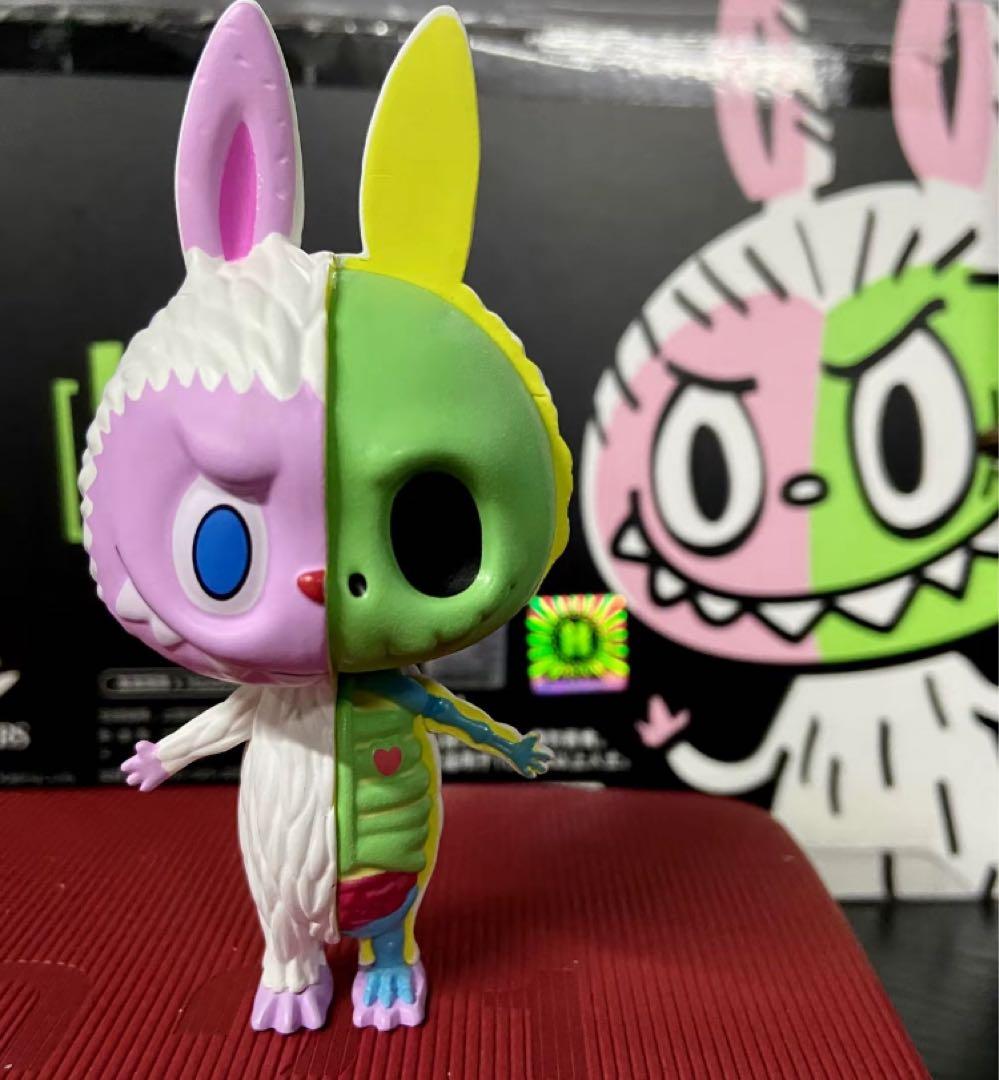 POP MART LABUBU ハーフアナトミー 吊りカード 9cm