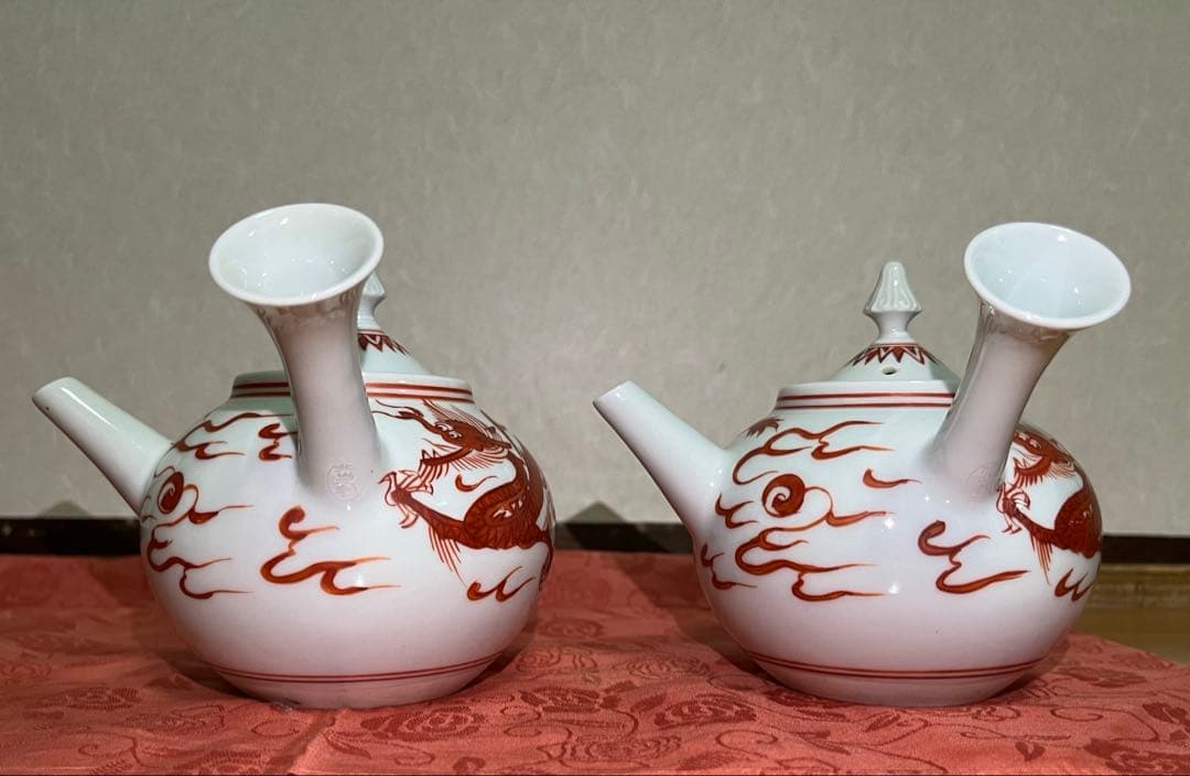 な*ね様 煎茶道具　急須　茶瓶　一対　北峯