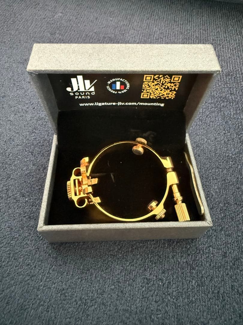 JLV バスクラ用リガチャー 24K バスクラリネット　美品