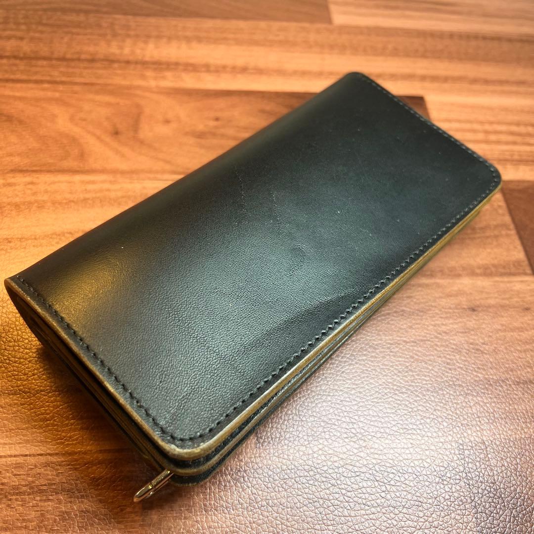 Feuer様オーダー品【トラッカーウォレット ロング】 3層 ホースバット