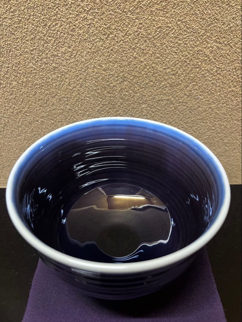 人間国宝　三代徳田八十吉　正彦　茶碗