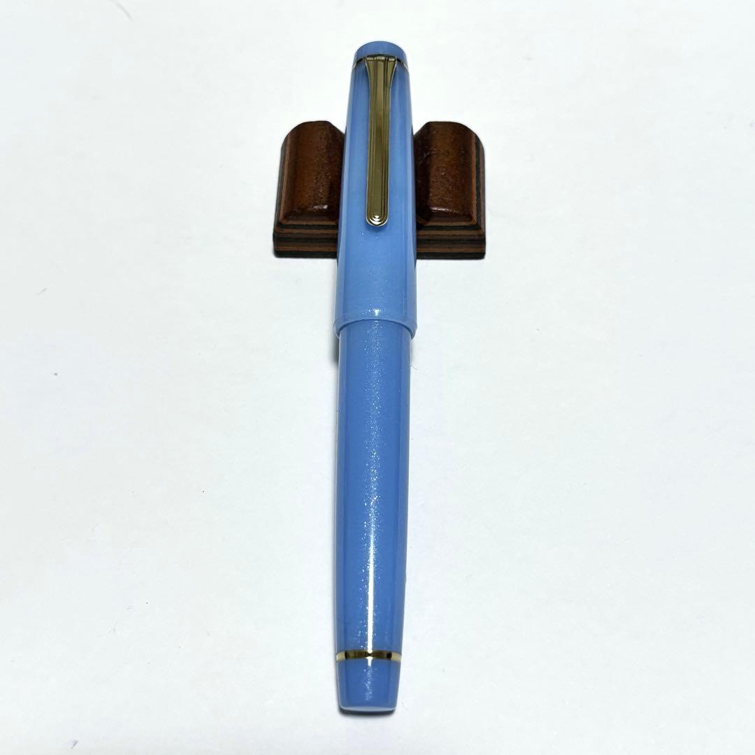 TAG STATIONERY 京の音｜薄瑠璃万年筆F 21金