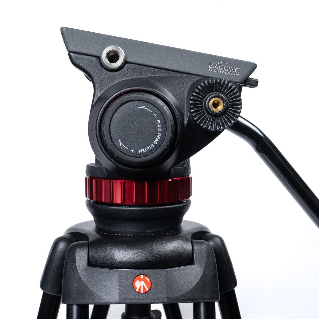 美品 Manfrotto MVH502A 546GB-1 ビデオキットツインGS