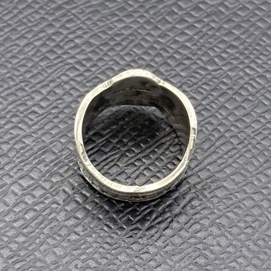 サンシャインリーブス スター スタンプワーク シルバー リング 12号 希少