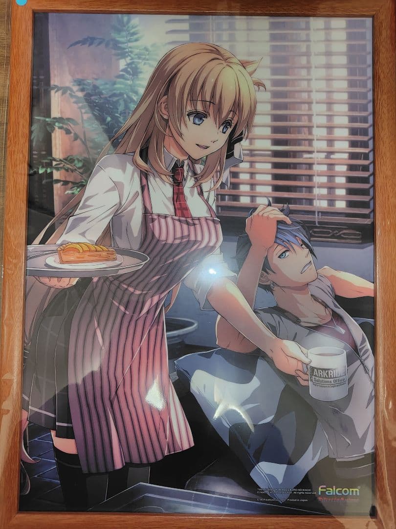 軌71：　黎の軌跡　A3サイズ　クリアポスター　額縁　ヴァン　アニエス