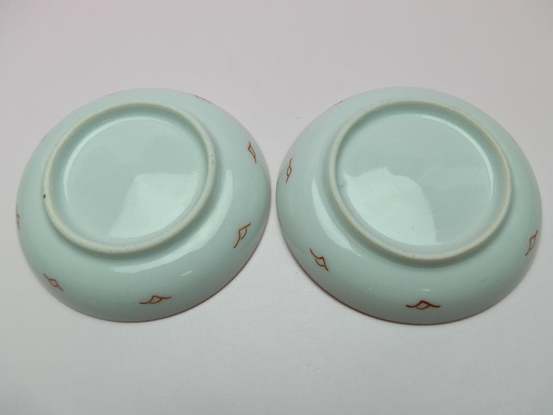 時代物 色絵 錦手 小花紋 小皿 10客 TN 82 70816