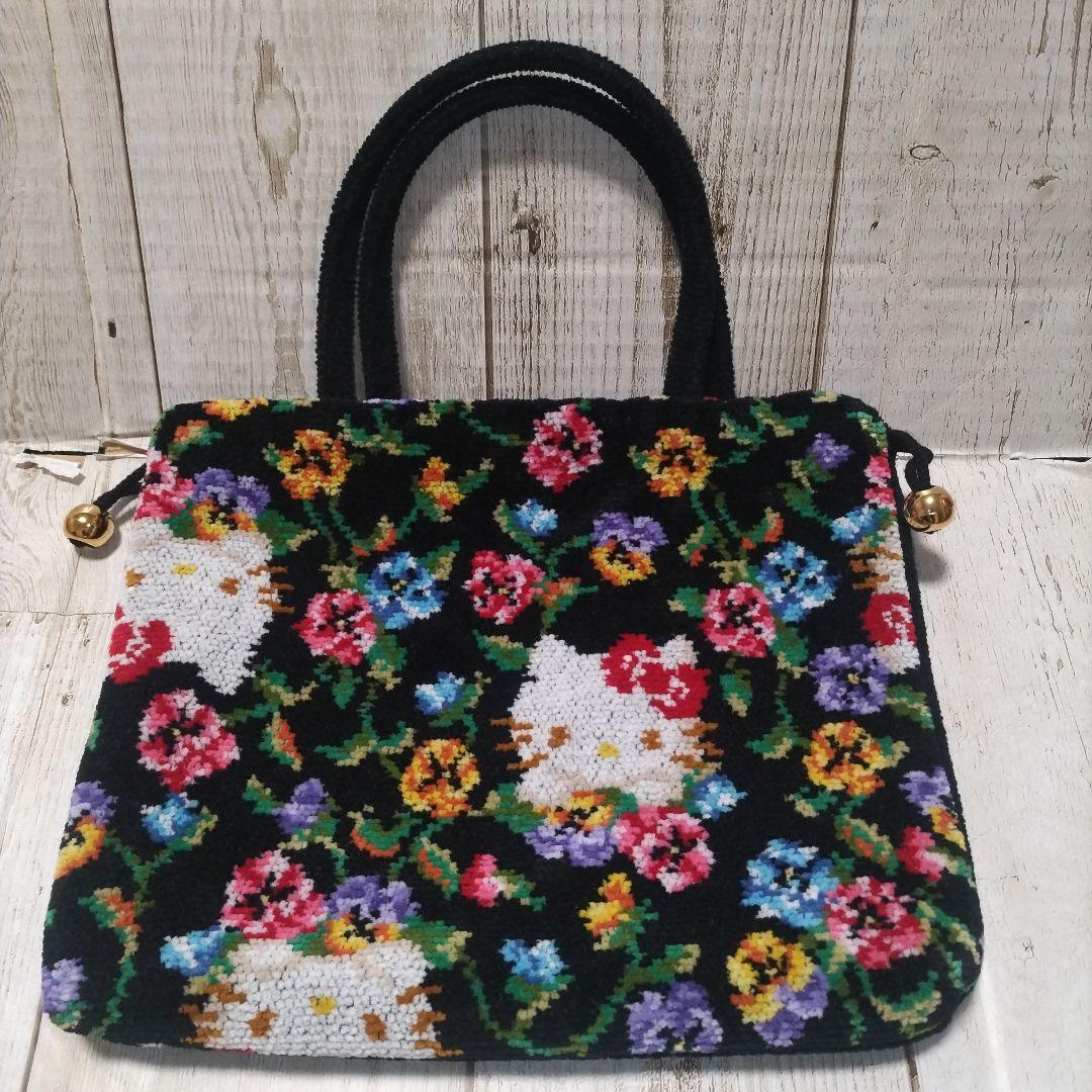 美品　フェイラー　サンリオ　ハローキティ　手付き巾着