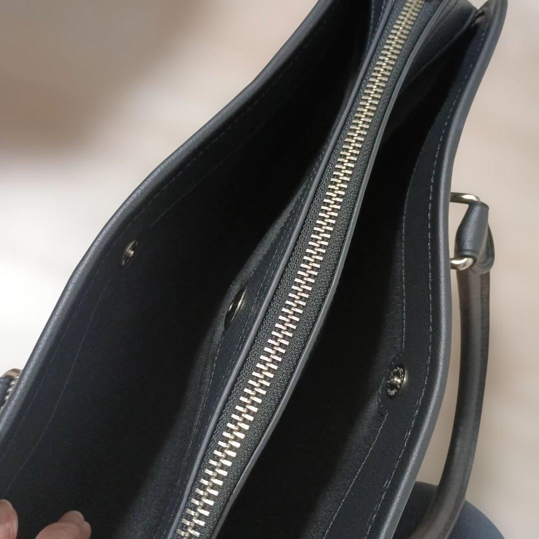 新品　COACH ブラックレザー ビジネスバッグ