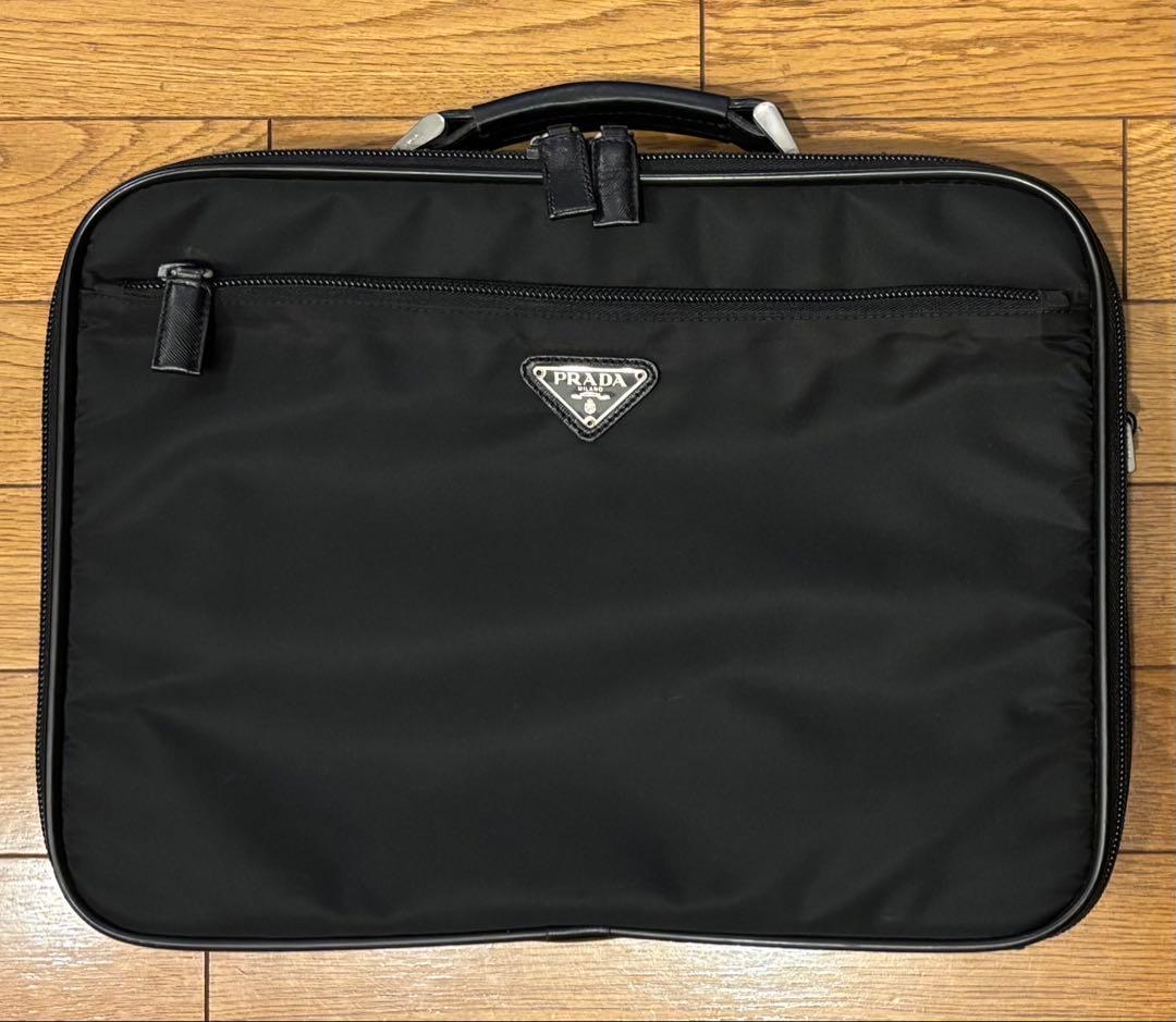 PRADA プラダ ブリーフケース ショルダー付 V147S NERO ブラック