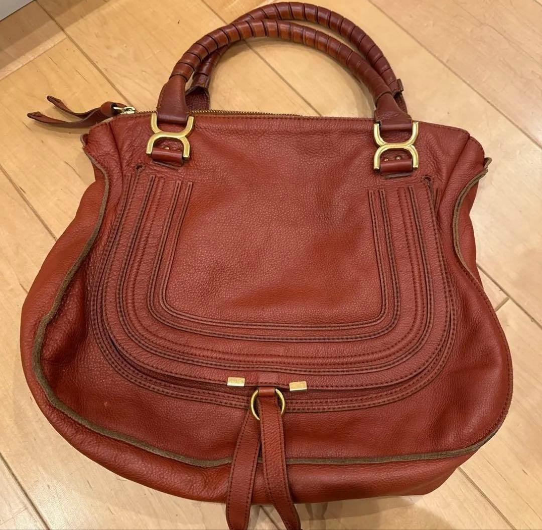 専用品Chloé Marcie クロエ　マーシー　レザーショルダーバッグ