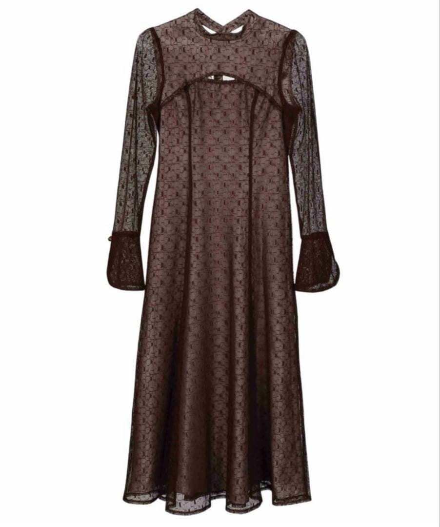 ANDRÉSD /back open geometric dress