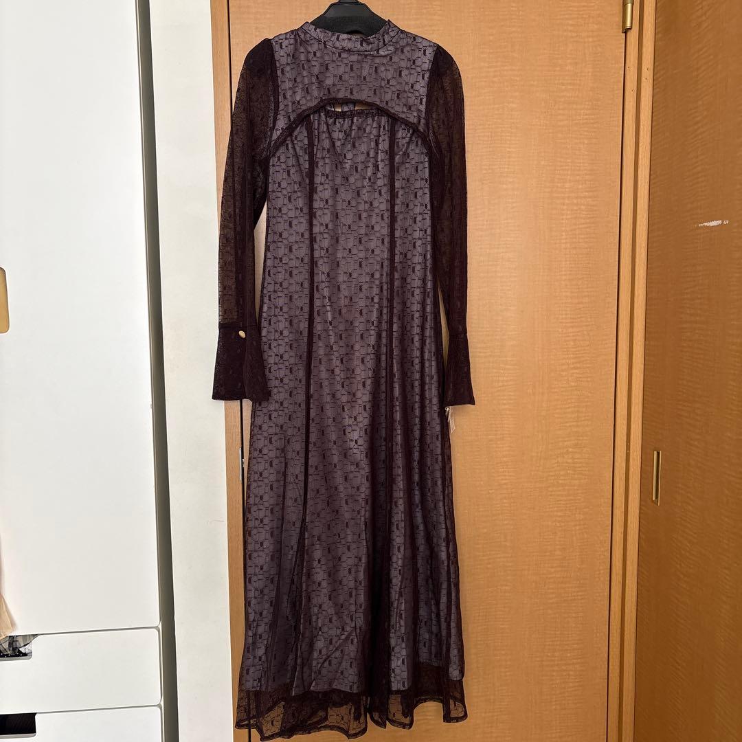 ANDRÉSD /back open geometric dress