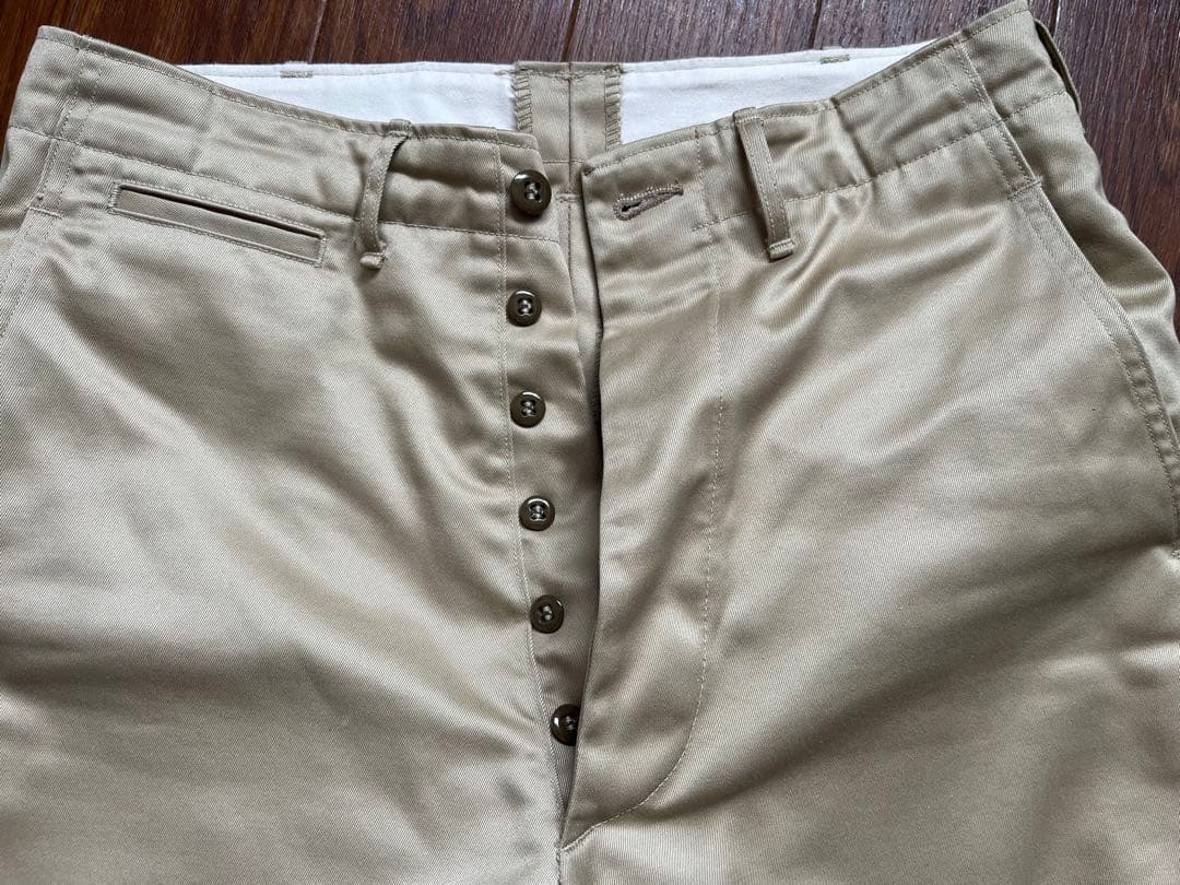 orSlow VINTAGE FIT ARMY TROUSERS Sサイズ