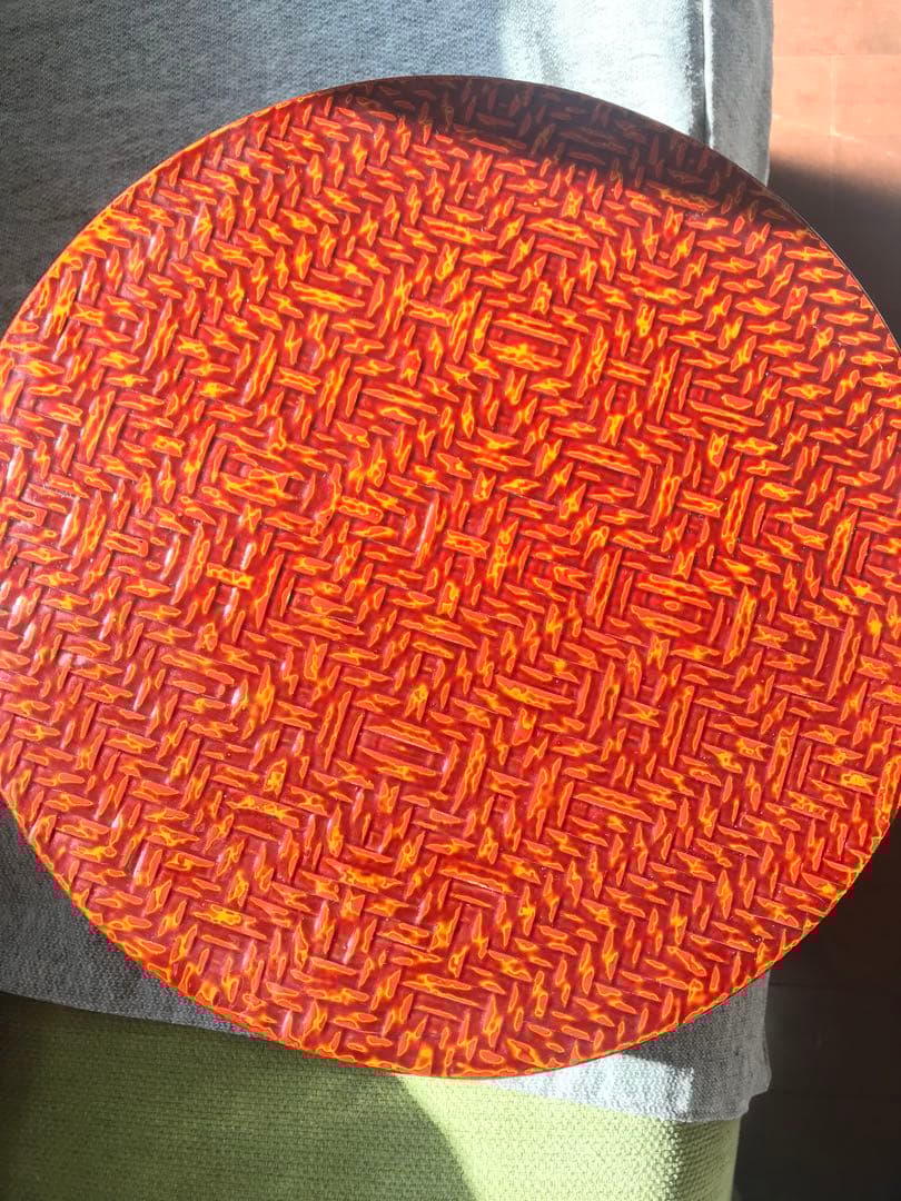 藍胎漆器　未使用に近い直径２９㎝工芸品