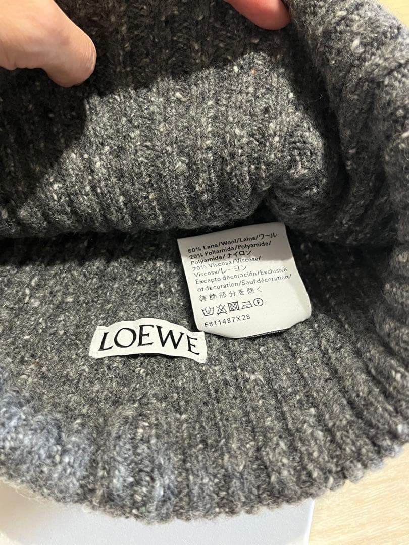 LOEWE ロエベ ニット帽 ビーニー ウール