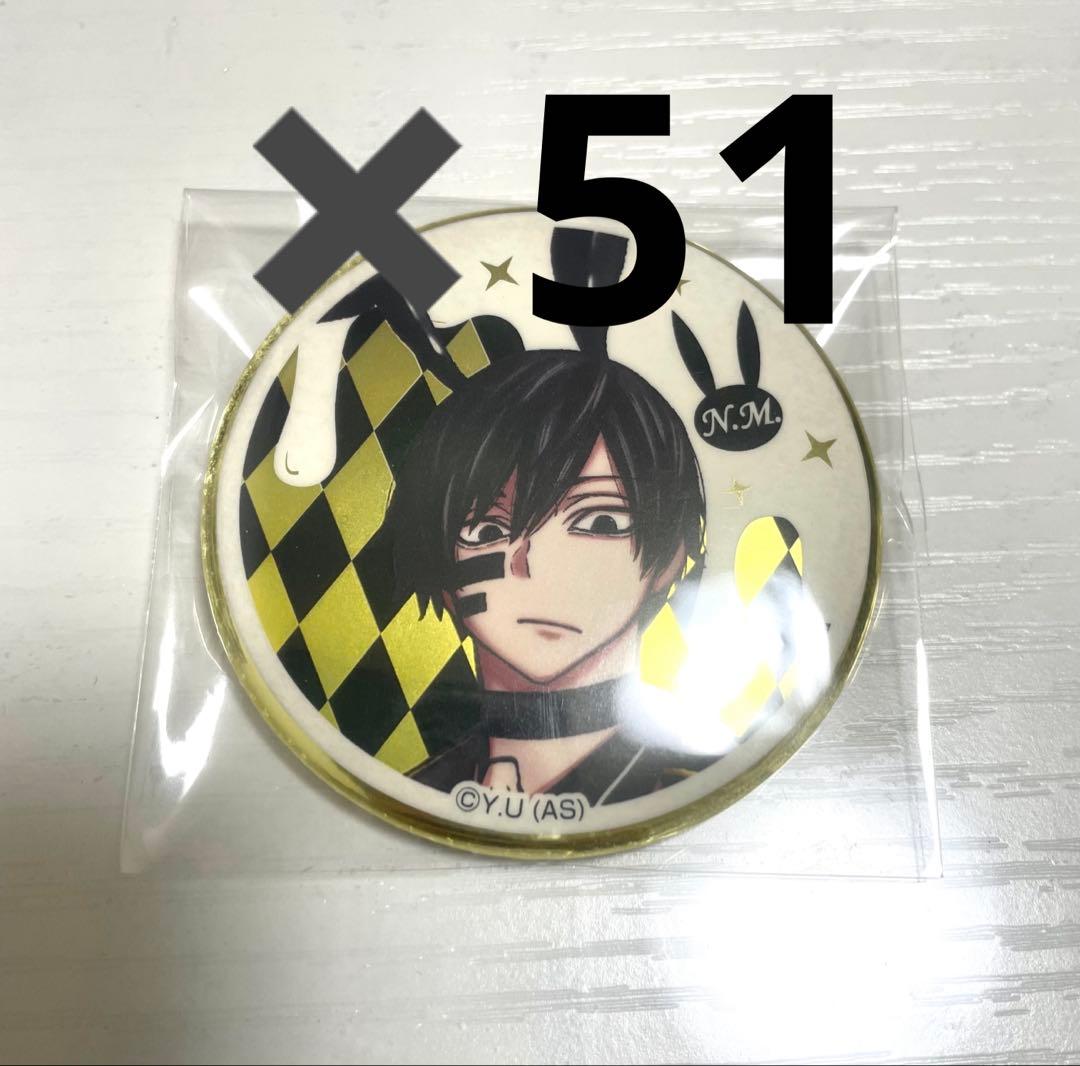 桃源暗鬼 無陀野無人 丸型缶バッジ バニーシリーズ