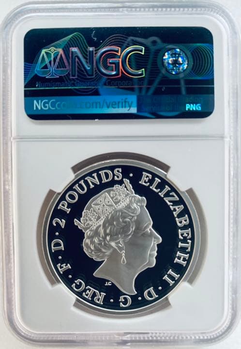 2021年 イギリス クイーンズビースト グリフィン PF70UC FR