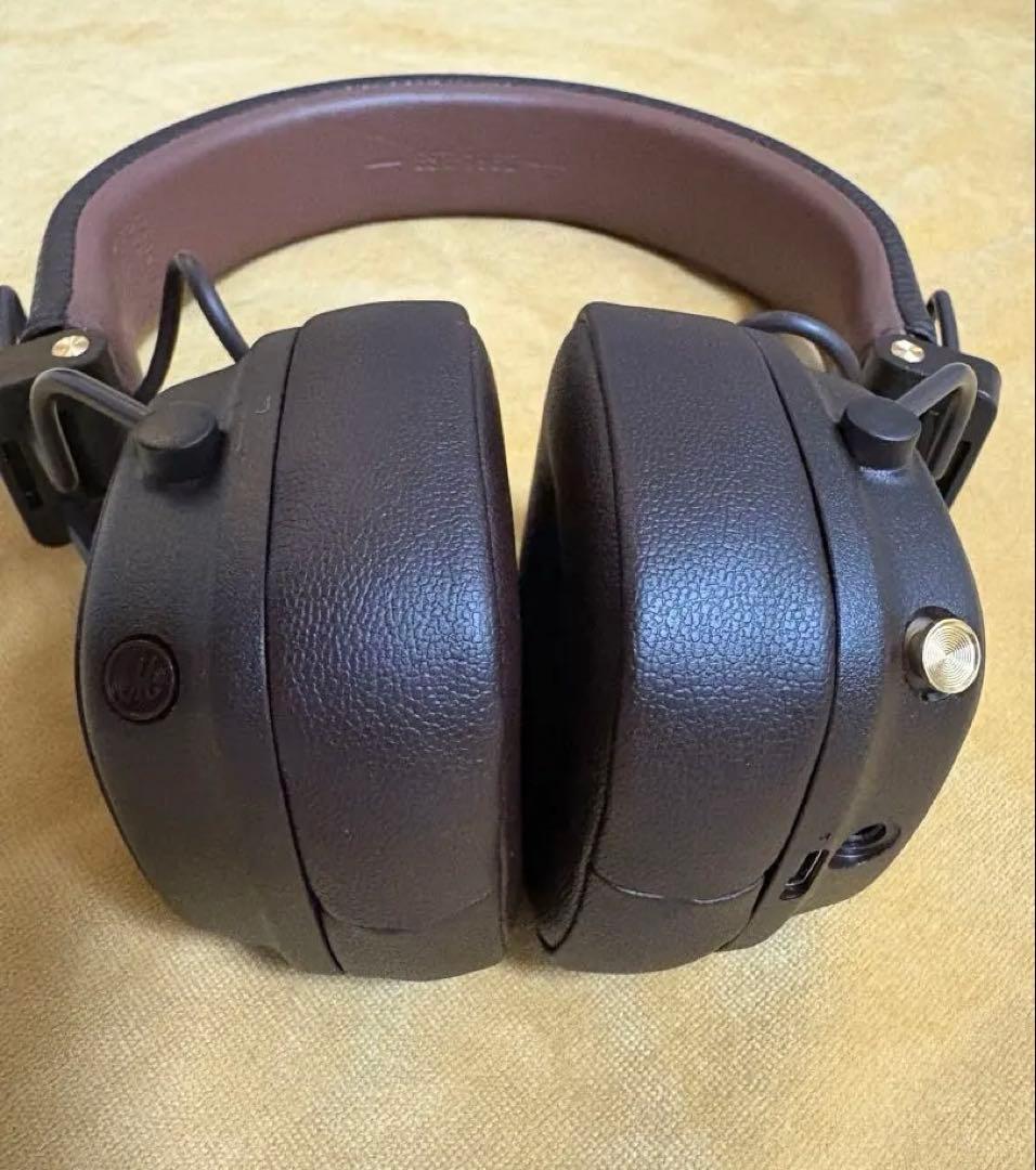 Marshall ワイヤレスヘッドホン Major V ブラウン