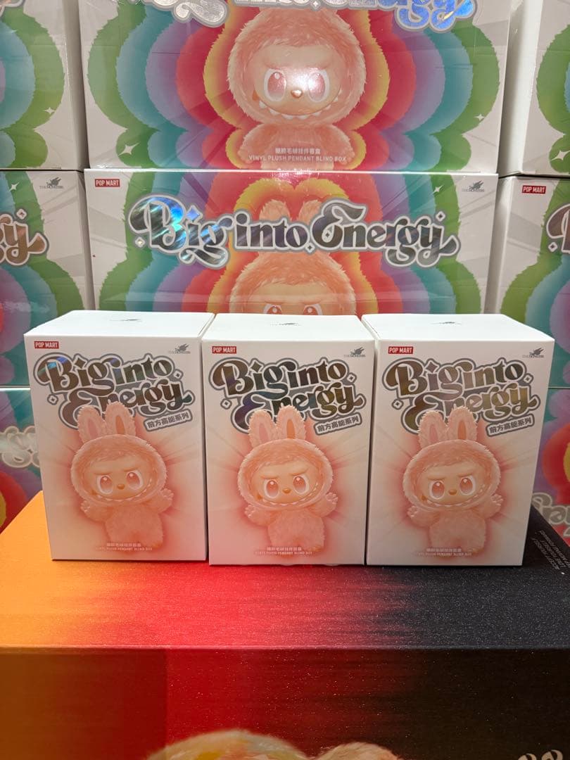 【正規品・未開封】 Labubu Big into Energy 4箱