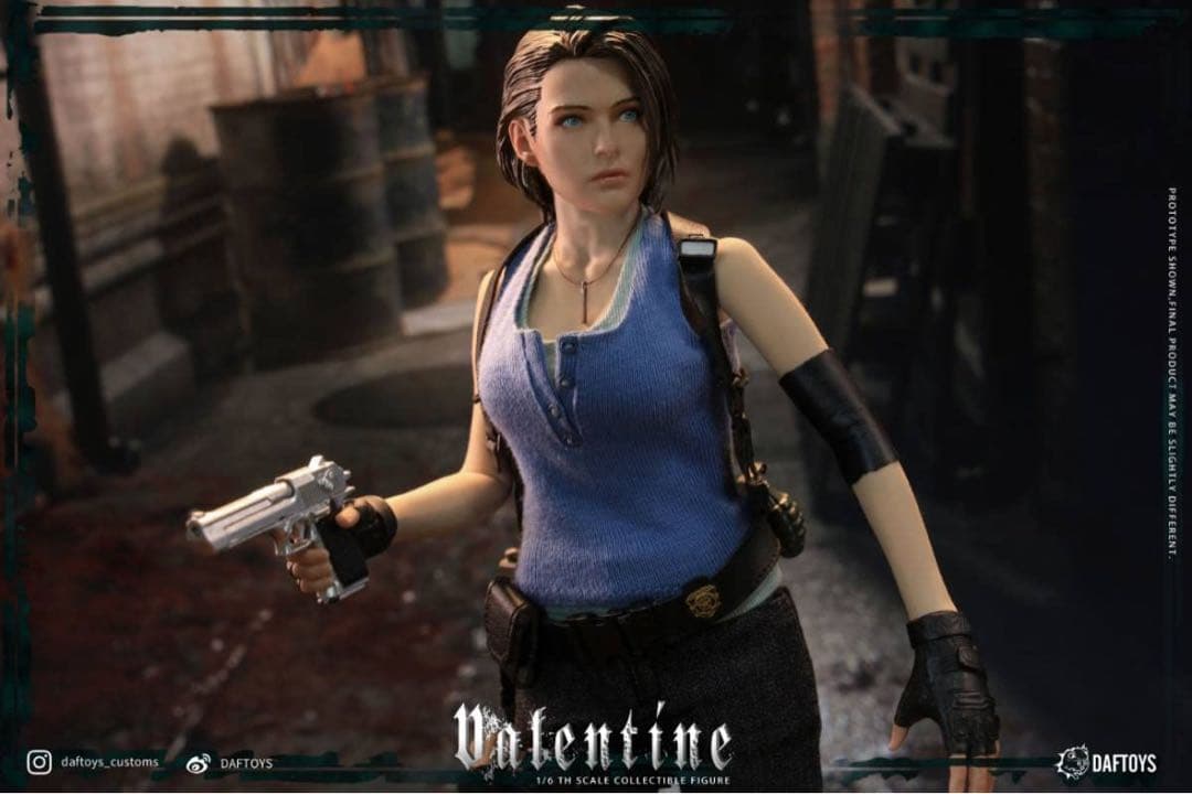 DAFTOYS バイオハザード ジル・バレンタイン 1/6 フィギュア 欠品あり