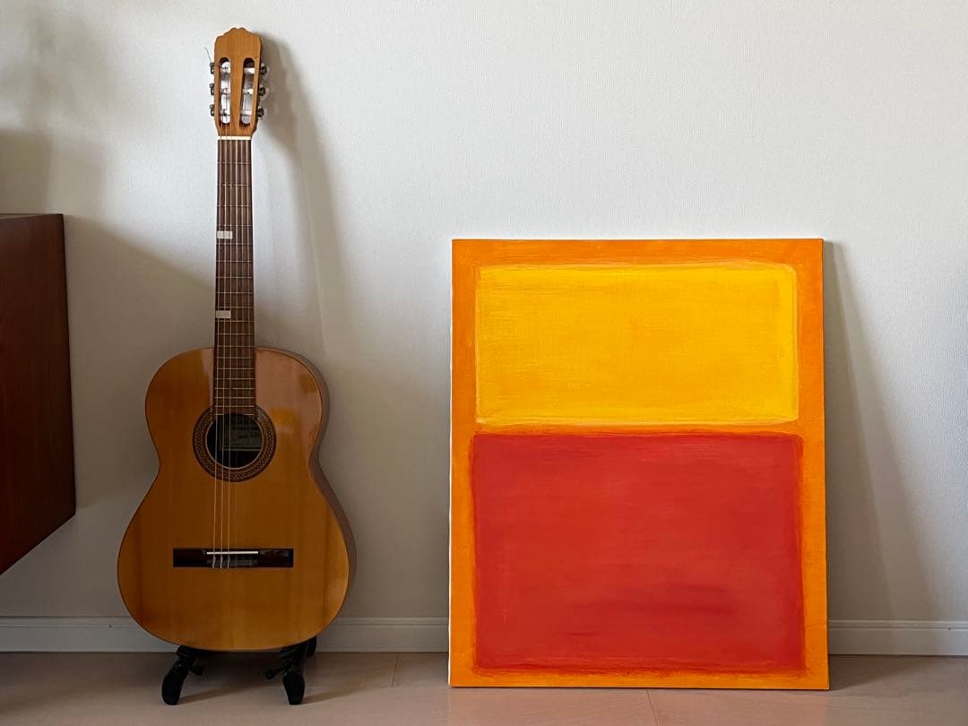 アクリル抽象画 2点セット