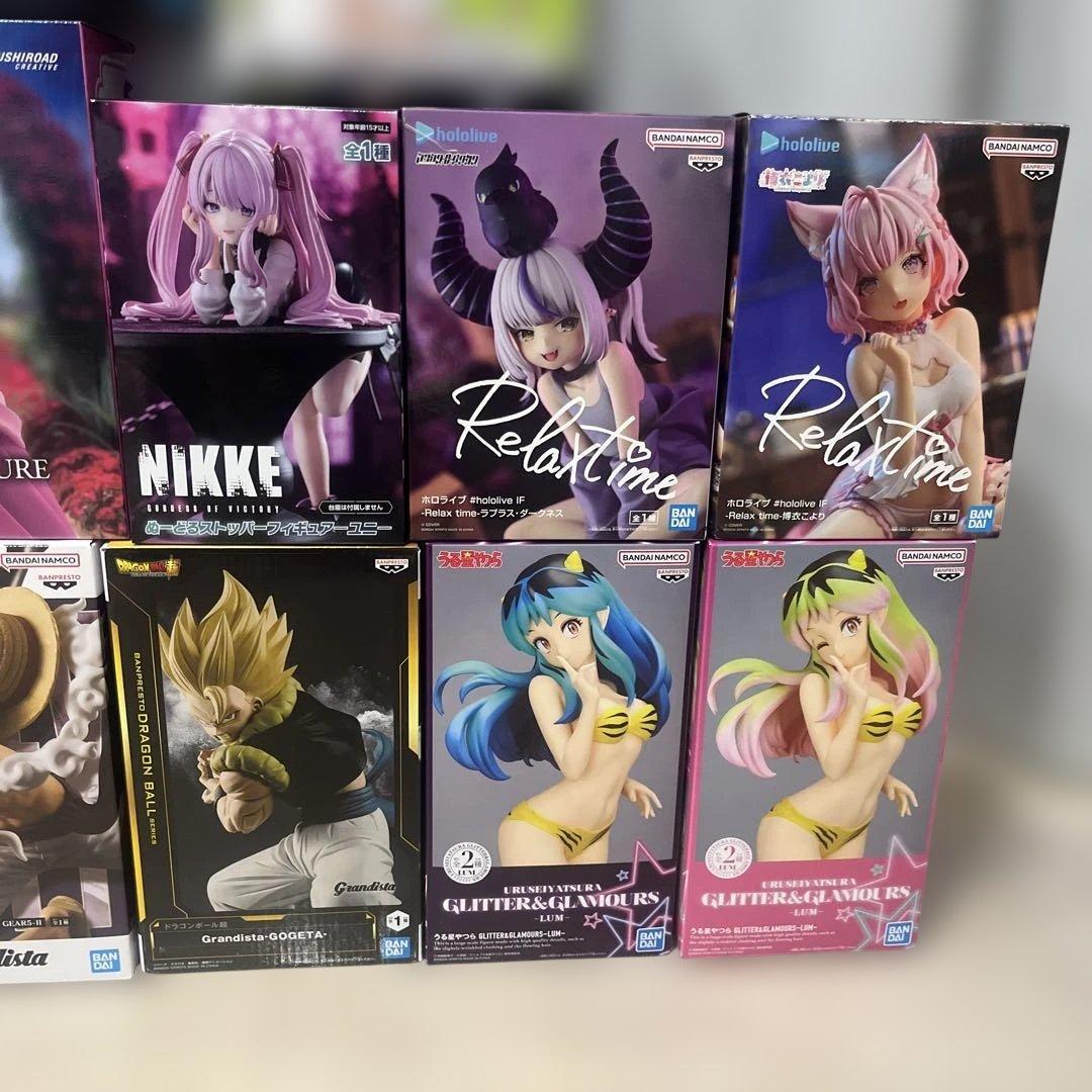 【匿名配送】ワンピースナルトドラゴンボール等プライズフィギュア18点まとめ売り！