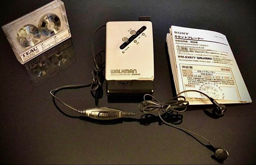 カセットウォークマンSONY WM-EX677「整備済み、完動美品」