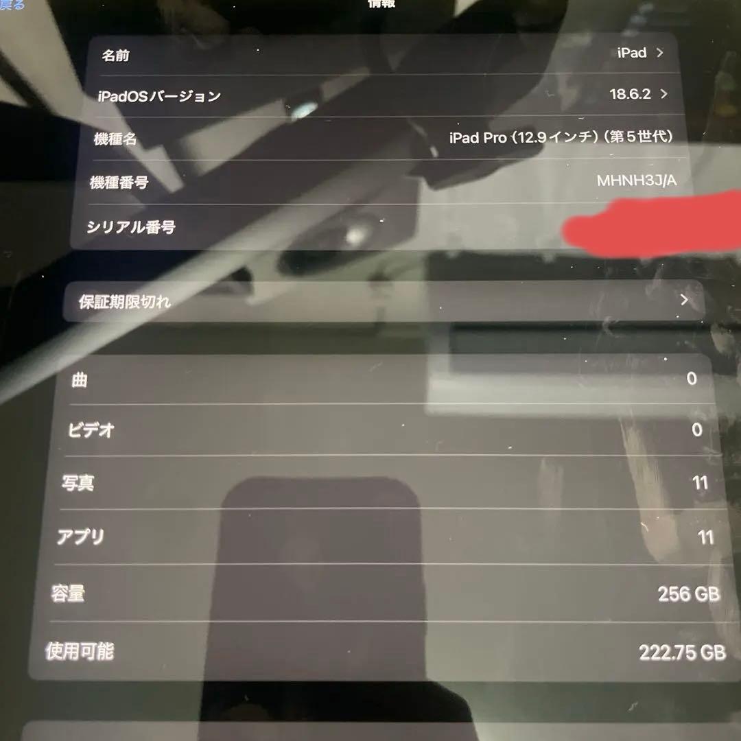 【訳あり格安】iPad Pro 12.9インチ 第5世代 256GB Wi-Fi