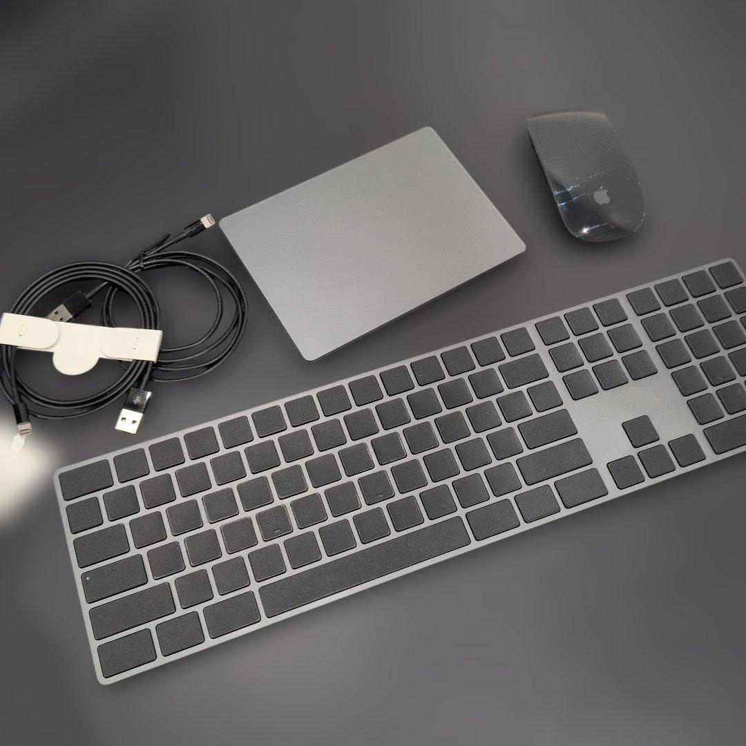 【廃盤希少】Apple スペースグレイ 3点 キーボード・マウス・パッド＆ケース